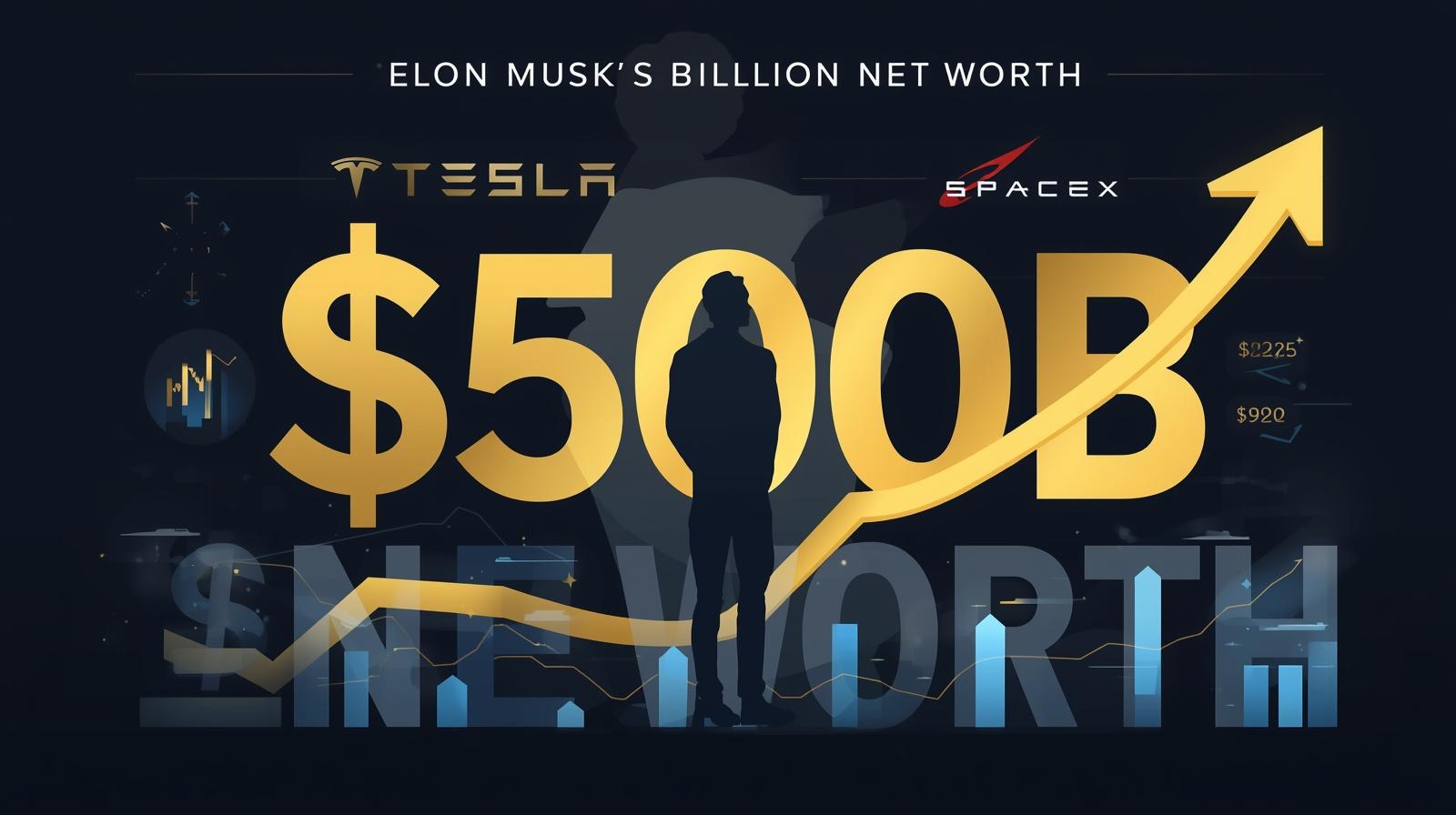 Elon Musk Hit $500 Billion Net Worth Historic Milestone 2025